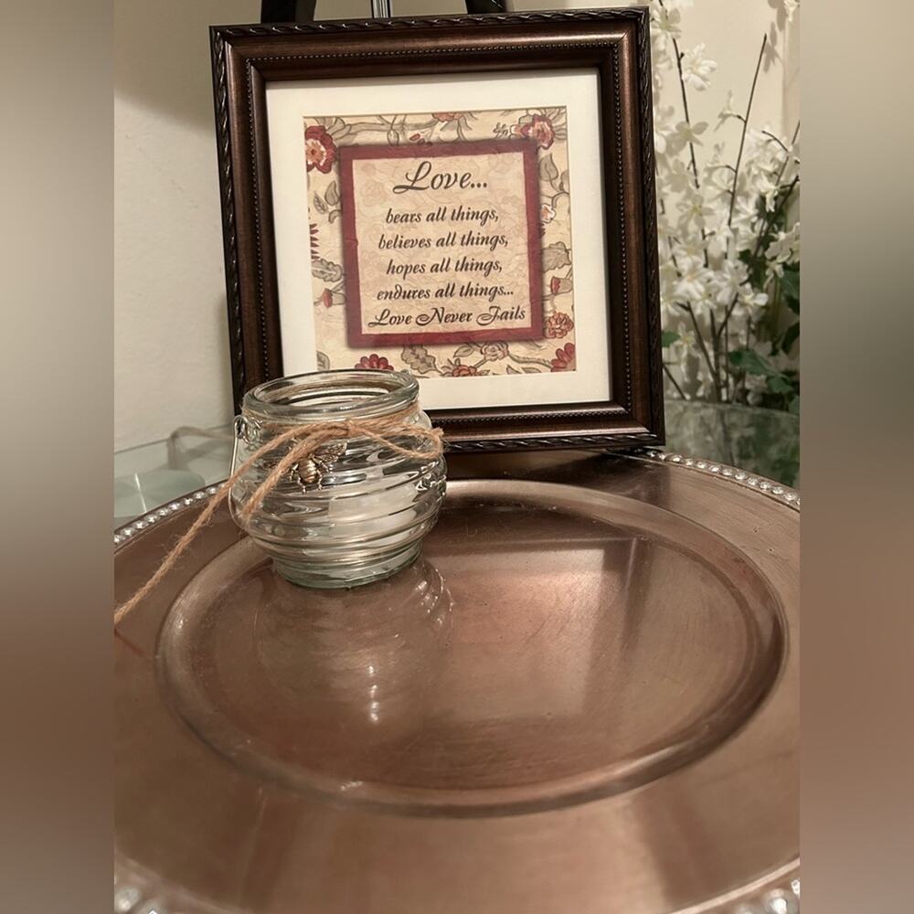 Love scripture framed picture